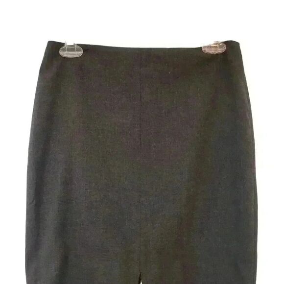 Banana Republic Women's Charcoal Gray Poly/Rayon/Viscose/Spandex Lined Pencil Sk - Picture 2 of 9